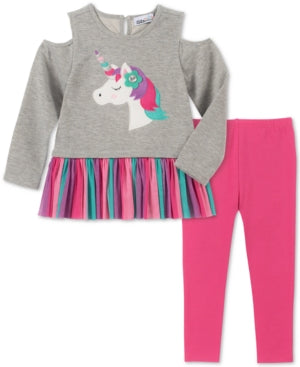 Kids Headquarters Baby Girls Tunic & Leggings Set, 24Months