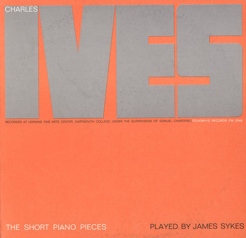 James Sykes - Charles Ives: The Short Piano Pieces Music CD