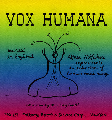 Vox Humana Alfred Wolfsohns Experiments In Exten - Vox Humana / Various Music CD