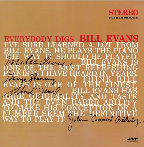 Evans,bill - Everybody Digs Bill Evans - Vinyl Record