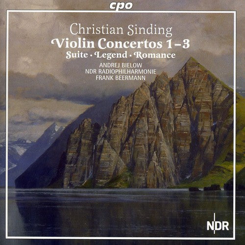 Sinding / Bielow / Ndr / Beermann - Violin Concertos 1-3 Music CD