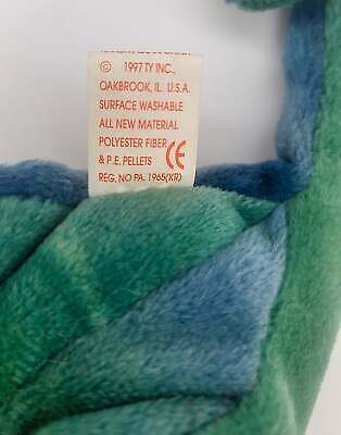 Ty Beanie Baby Rare Retired With 14 Tag Errors 1997 Rainbow Made w/PVC Pellets
