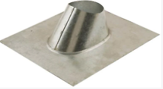 Lot of 5 Amerivent 4Ef Roof Vent Flashing, 4inches