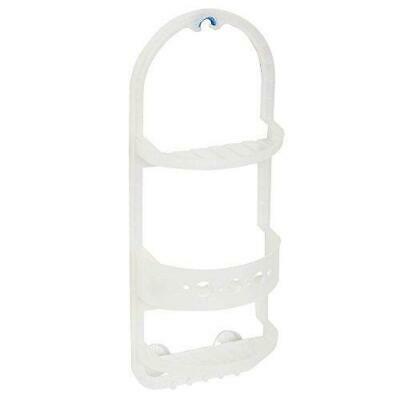 Glacier Bay Over-the-Shower Caddy in Frosted Clear