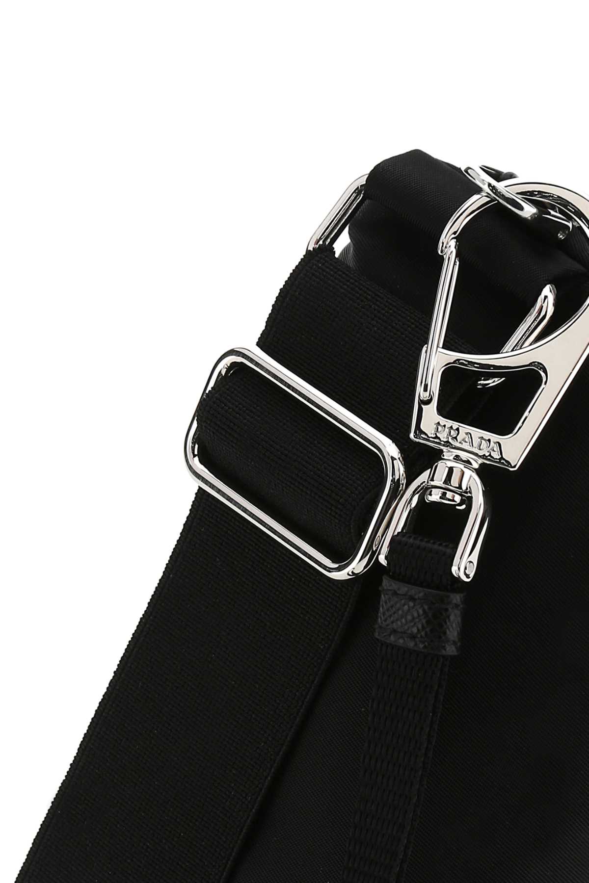 Prada Men Black Nylon Wrist Pouch
