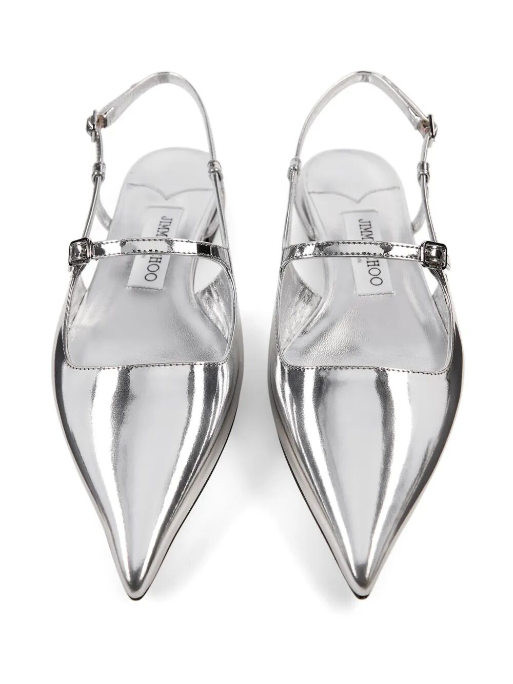 Jimmy Choo Women Didi Leather Ballet Flats