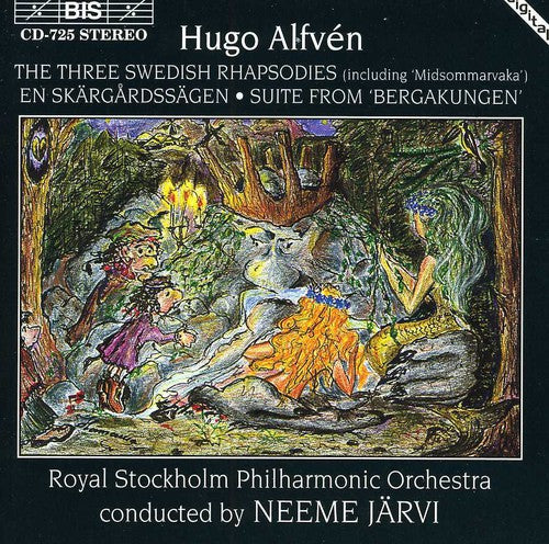 Neeme Järvi - 3 Swedish Rhapsodies Music CD