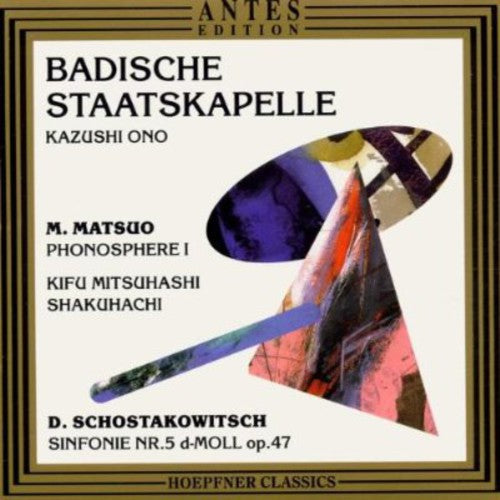 Badische Staastkapelle Karlsruhe, Kazushi Ono - Phonosphere I / Sym No Music CD