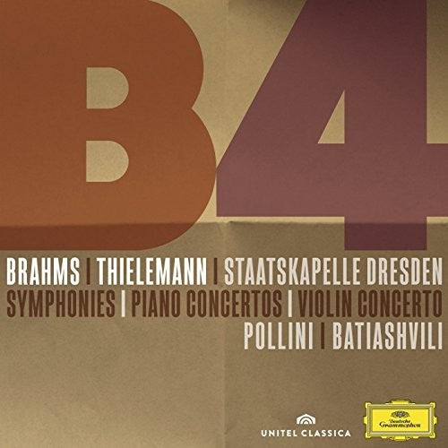 Brahms / Thielemann / Staatskapelle / Pollini - Symphonies / Piano Concertos / Violin Concerto Music CD