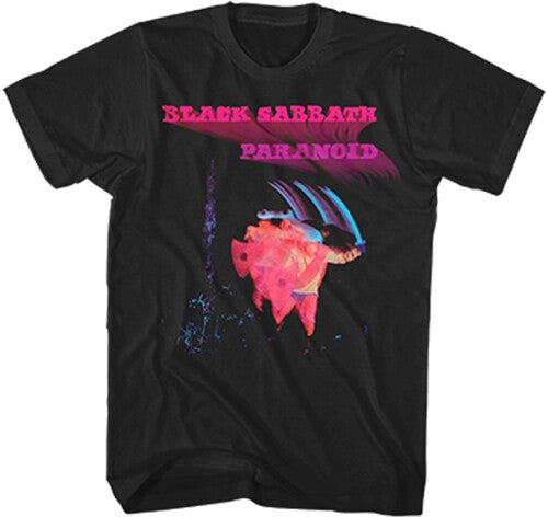 Black Sabbath Paranoid Album Cover Ss Tee M - Black Sabbath Paranoid Album Cover Ss Tee M - Apparel