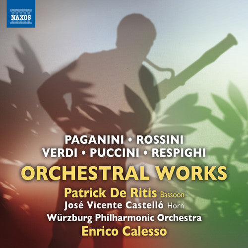 Puccini / De Ritis / Wurzburg Philharmonic Orch - Paganini, Rossini, Verdi, Puccini & Respighi: Orchestral Works Music CD