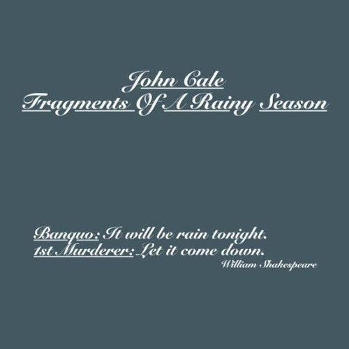 Cale,john - Fragments Of A Rainy Season - Vinyl Record