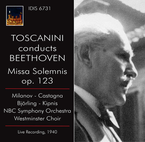 Westminster Choir - Toscanini Conducts Beethoven / Missa Solemnis Music CD