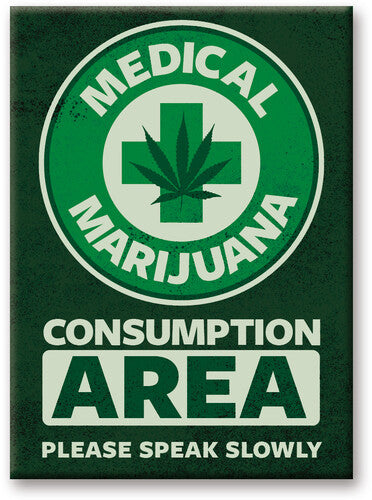 Weed Medical 2.5 X 3.5 Flat Magnet - Weed Medical 2.5 X 3.5 Flat Magnet - Collectibles