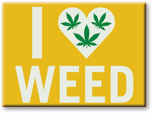 Weed I Heart Weed 2.5 X 3.5 Flat Magnet - Weed I Heart Weed 2.5 X 3.5 Flat Magnet - Collectibles