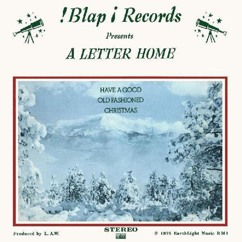 Letter Home - Have A Good Old Fashioned Christmas - Music CD