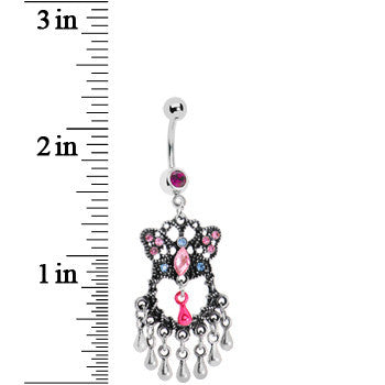 Antique Butterfly Chandelier Belly Ring