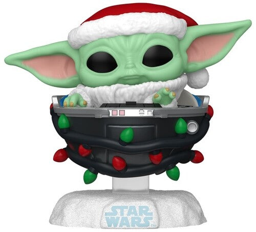 Pop Star Wars The Mandalorian Holiday - Pop Star Wars Mandalorian Holiday S1 Grogu Pram - Collectibles