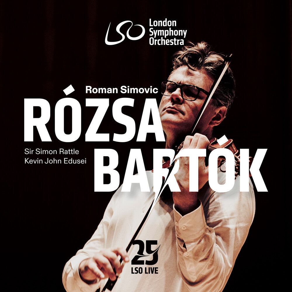 Roman Simovic - Rozsa: Violin Concerto Bartok: Violin Con No. 2 Music CD