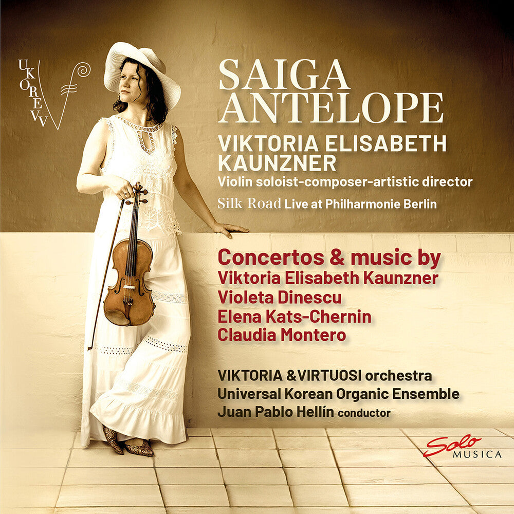 Viktoria & Virtuosi / Kaunzner - Saiga Antelope - Cons For Violin & Orchestra Music CD