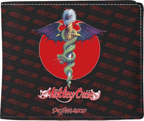 Rocksax Motley Crue Dr Feelgood 2 Wallet Blk - Rocksax Motley Crue Dr Feelgood 2 Wallet Blk - Special Products
