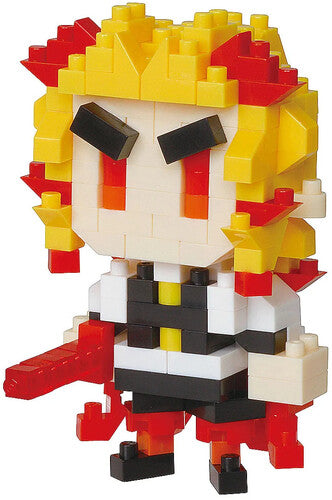 Nanoblock - Character Collection - Demon Slayer - Kyojuro Rengoku Building Kit - Collectibles