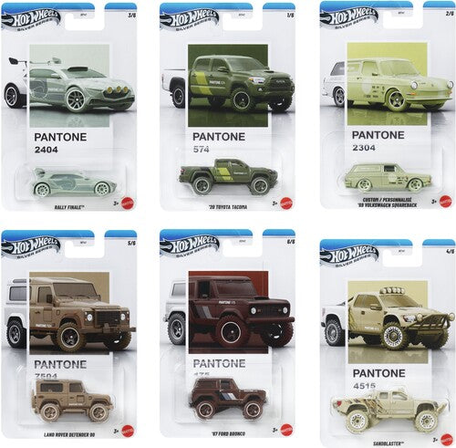 Hot Wheels - Hw 1 64 Silver Series Pantone 10 Piece B Asrt - Collectibles