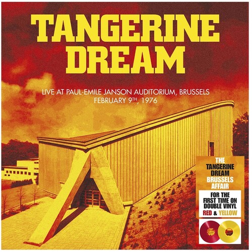 Tangerine Dream - Brussels 1976 - Red/yellow - Vinyl Record