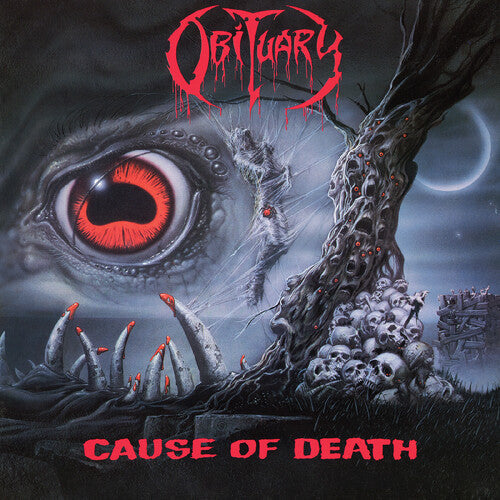 Obituary - Cause Of Death - Gray/black Splatter - Vinyl Record