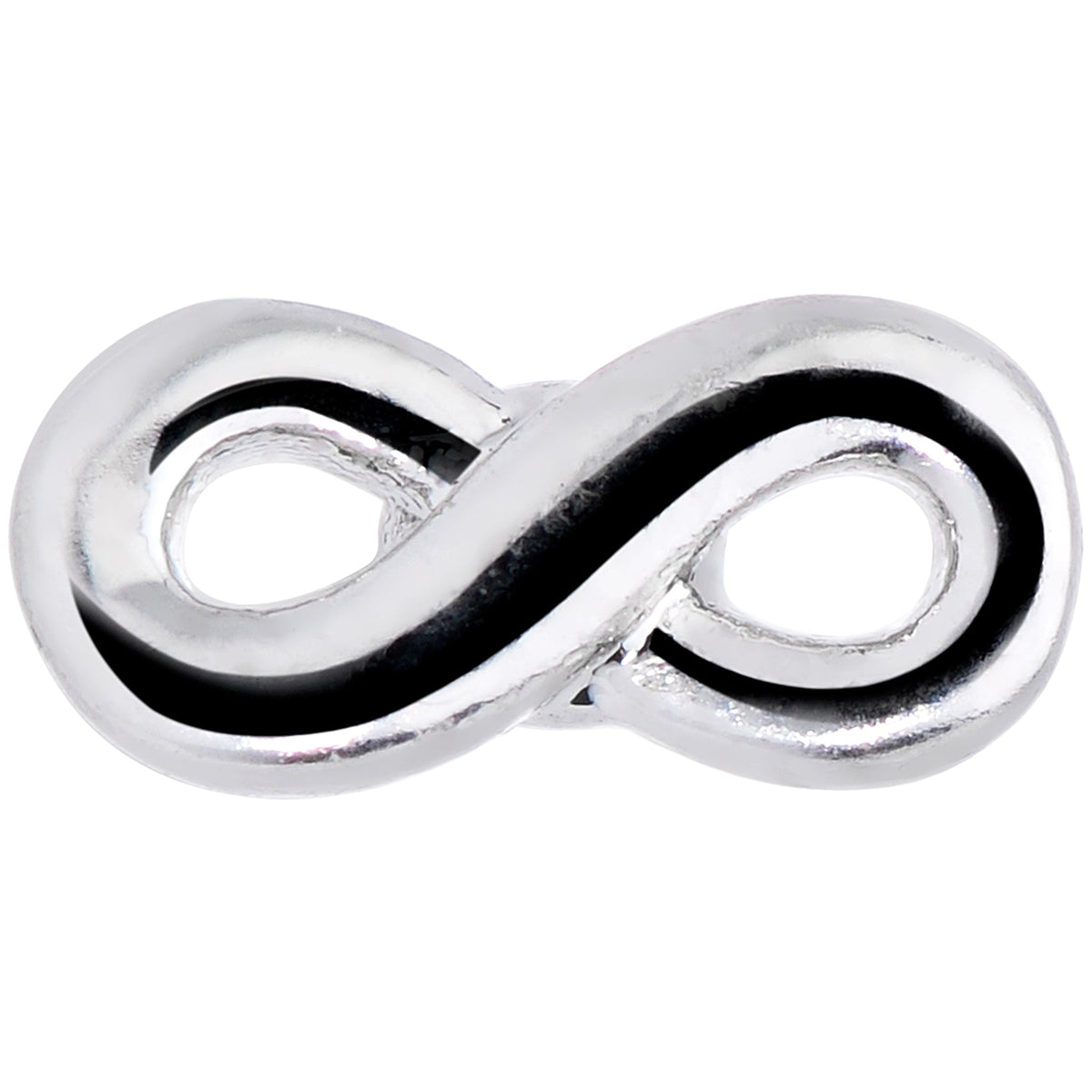 20G Gleaming Infinity Symbol Nose Screw