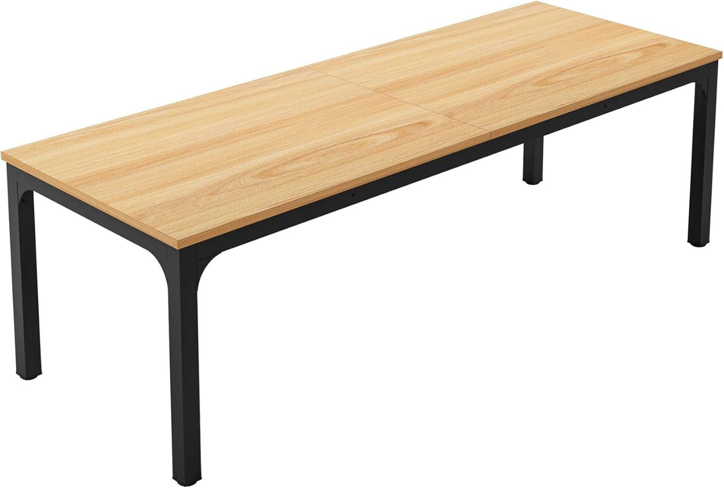 78 Inch Rustic Wood Dining Table For 6-8 People Rectangular