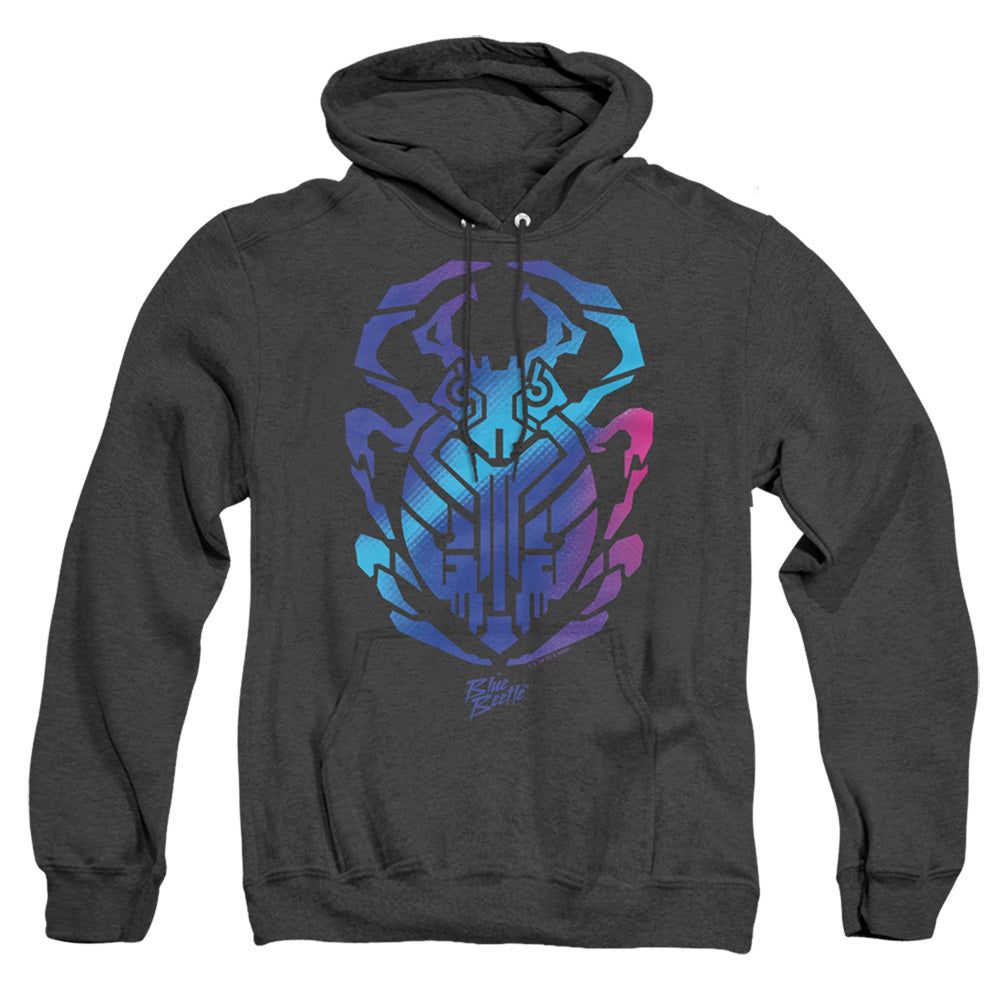 Blue Beetle (2023) Scarab Heather Mens Hoodie Black Officially Licensed