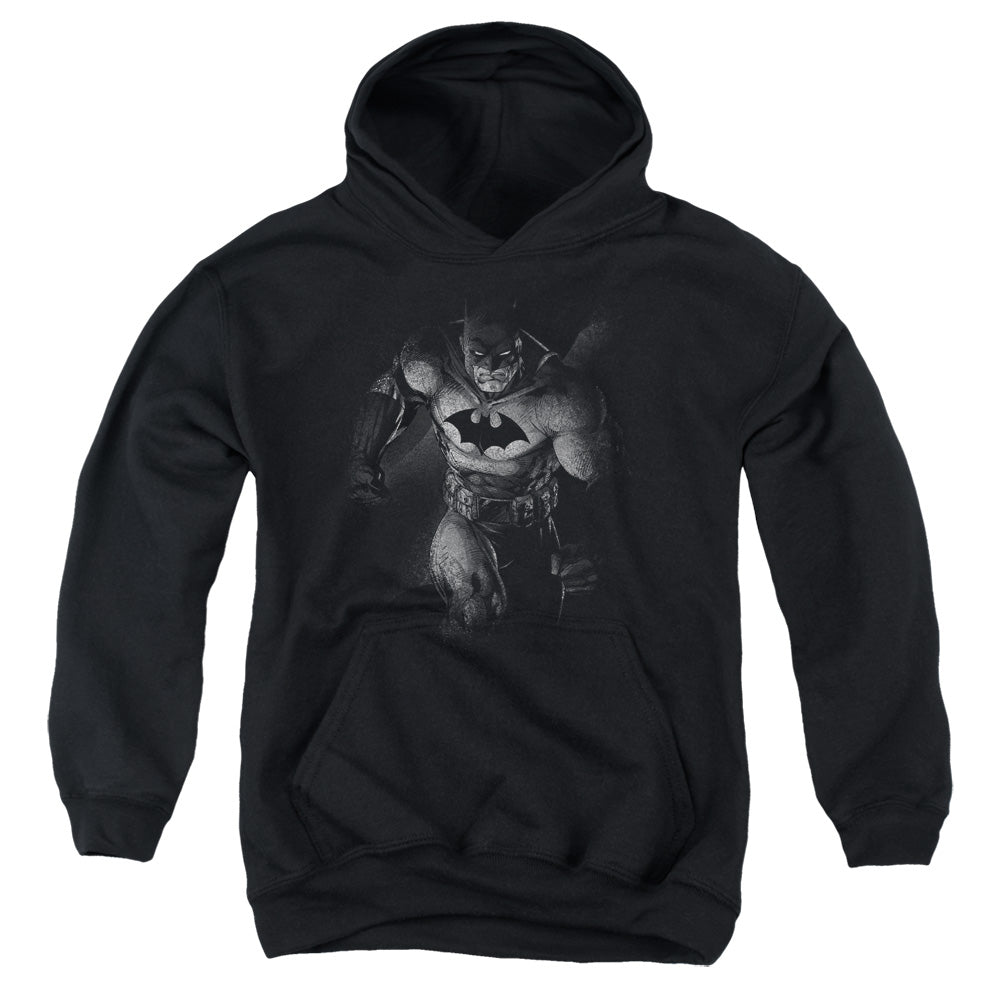 Batman Materialized Kids Youth Hoodie Black Officially Licensed