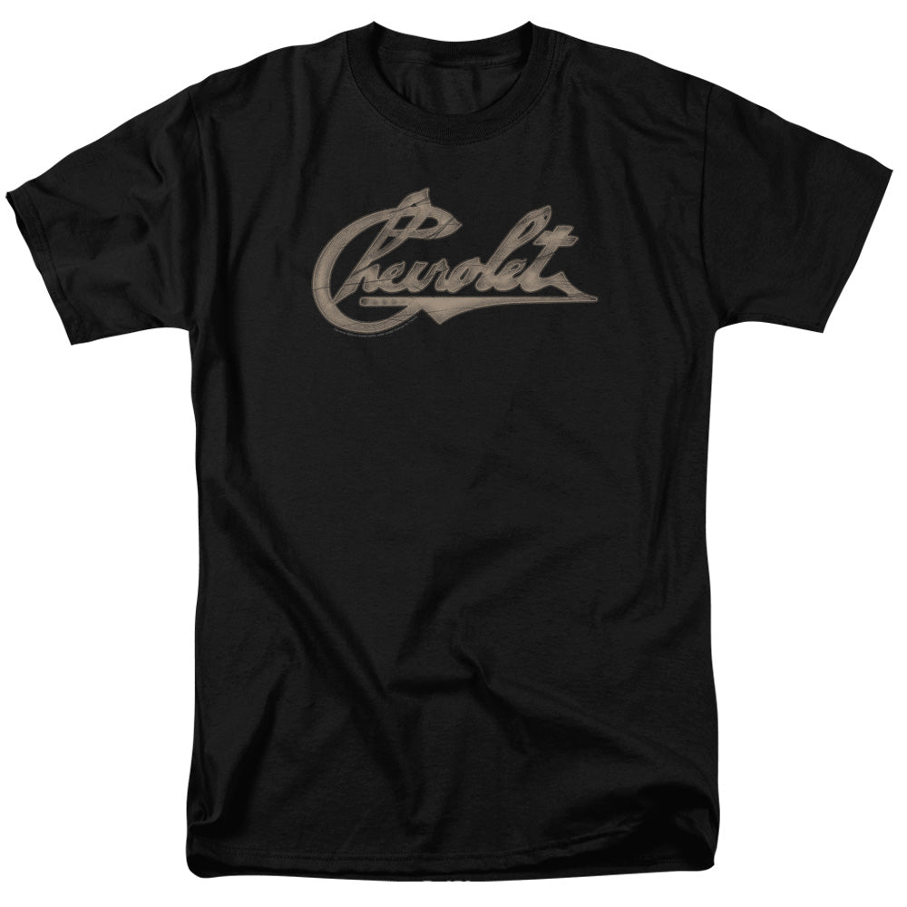 Chevrolet Chevy Script Mens T Shirt Black Officially Licensed