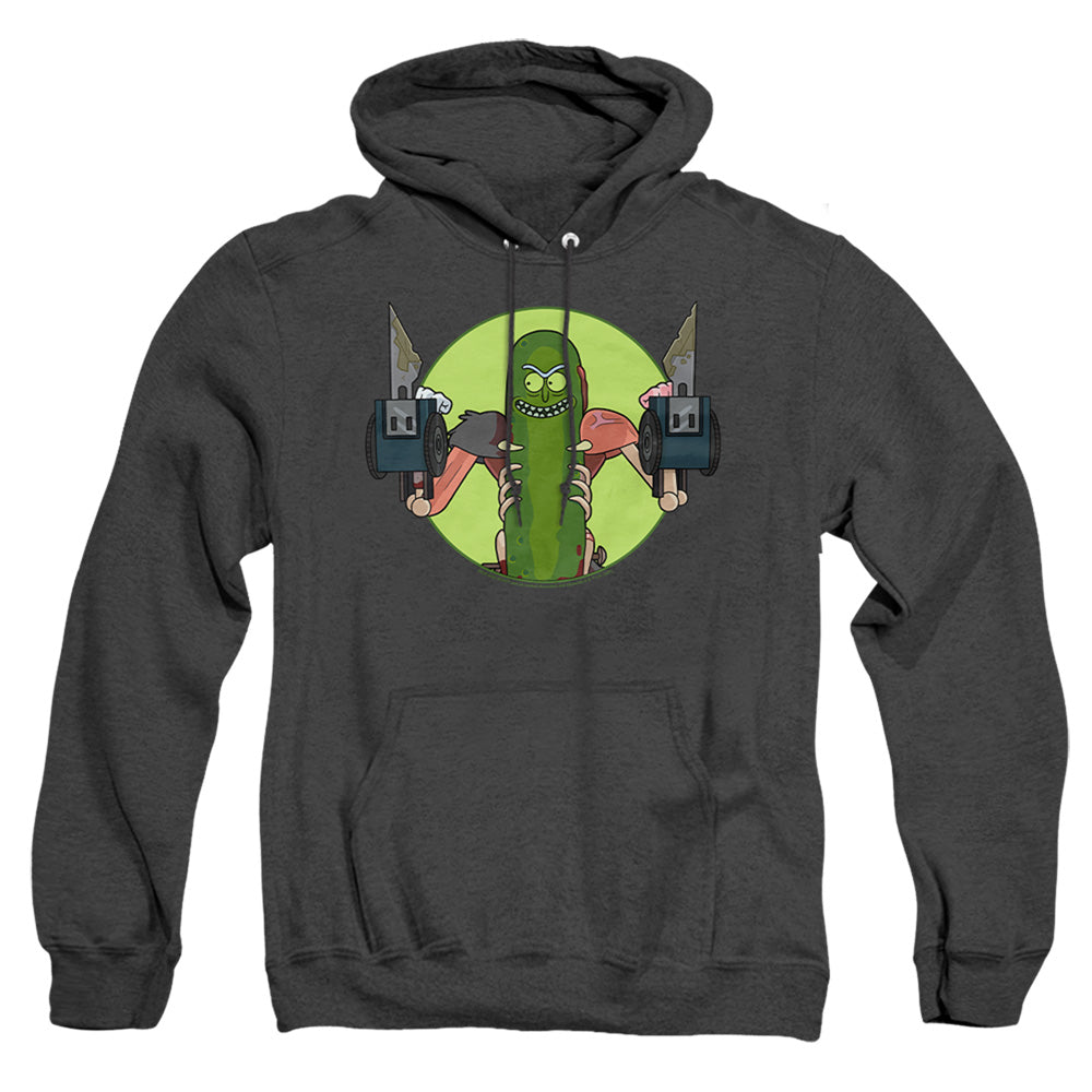 Rick And Morty I Love Myself Heather Mens Hoodie Black Officially Licensed