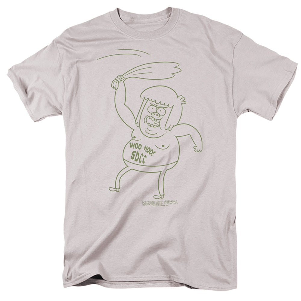 Regular Show Sdcc 2013 Muscle Man - S S Adult 18 1 - Silver - 2X