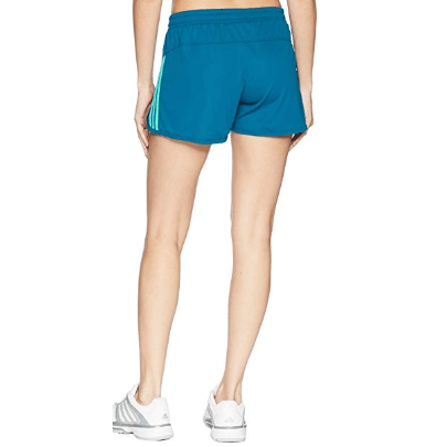 Adidas Women's D2m Knit Shorts Real Teal, Size XL