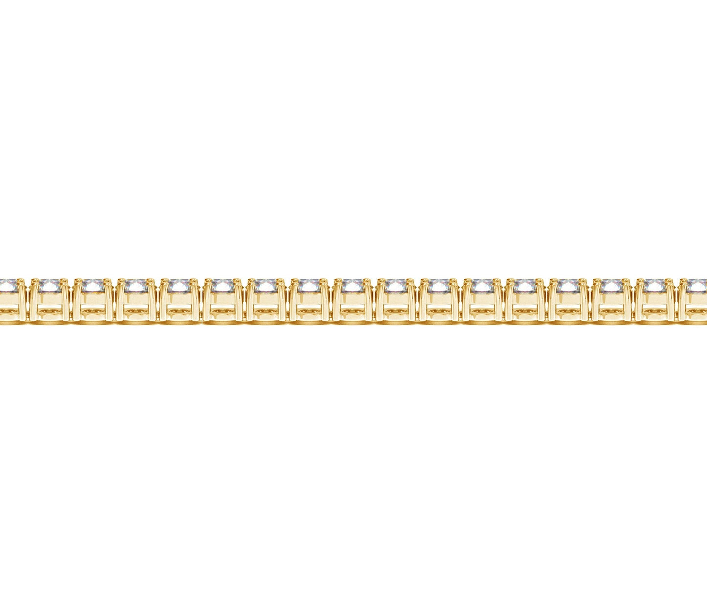 Lab Grown Round Diamond Tennis Bracelet in 14k Yellow Gold (6 cctw F/G VS2/SI1)