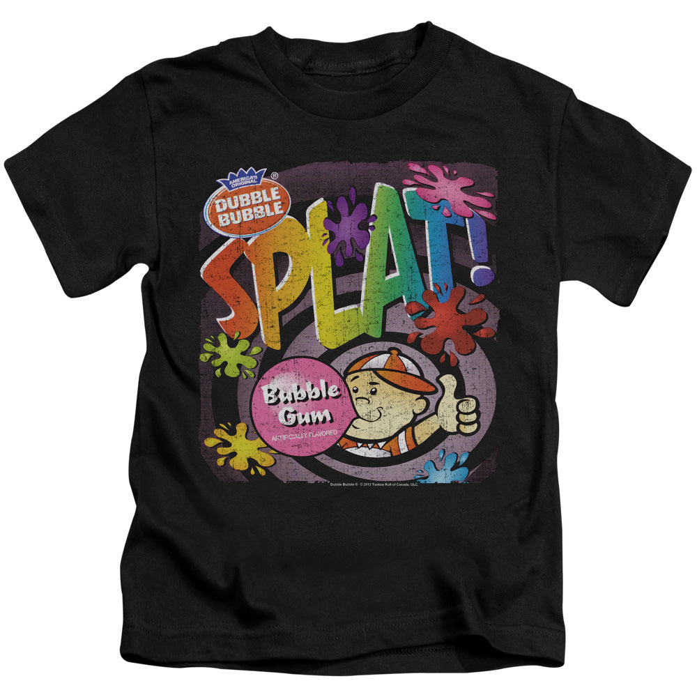 Dubble Bubble Splat Gum Juvenile Kids Youth T Shirt Black (5 6) Officially Licensed