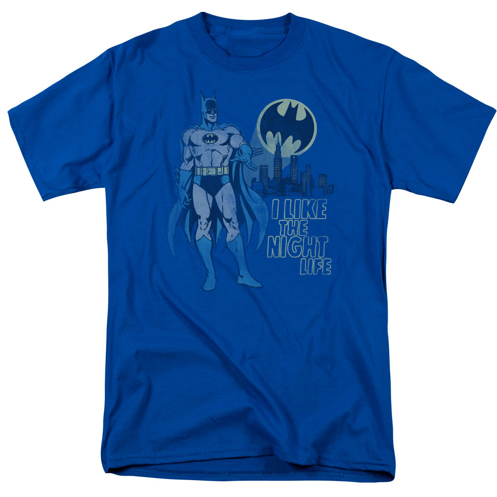 Dc Night Life Mens T Shirt Royal Officially Licensed