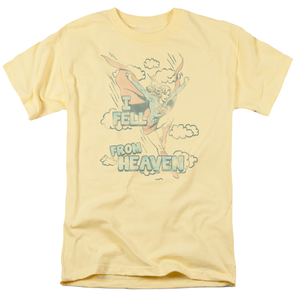 DC Comics Heaven Mens T Shirt Yellow Officially Licensed