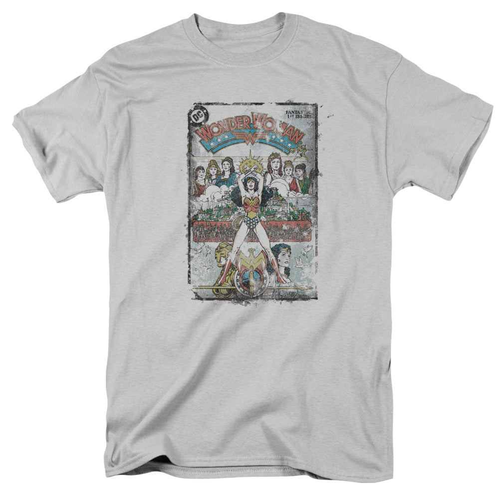 DC Comics Vol 1 Cover Mens T Shirt Silver Officially Licensed