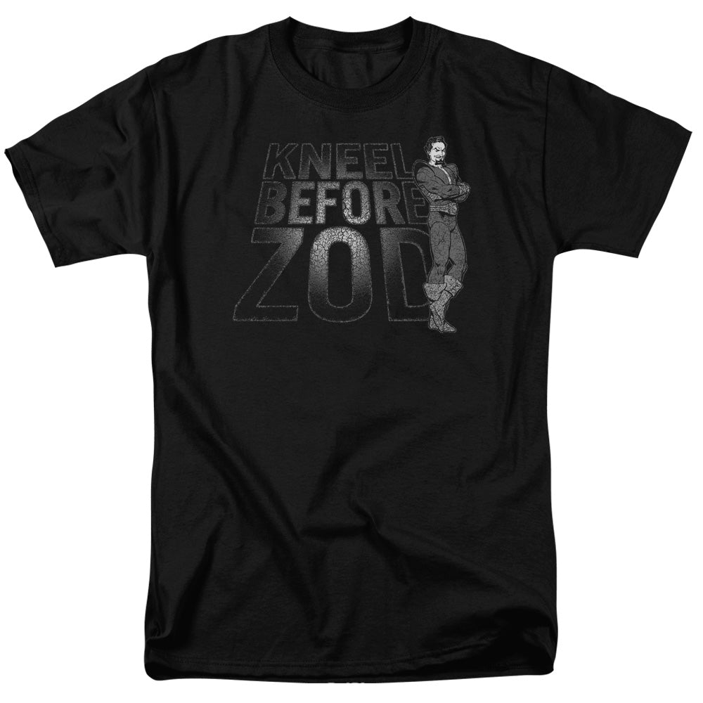 DC Comics Kneel Zod Mens T Shirt Black Officially Licensed