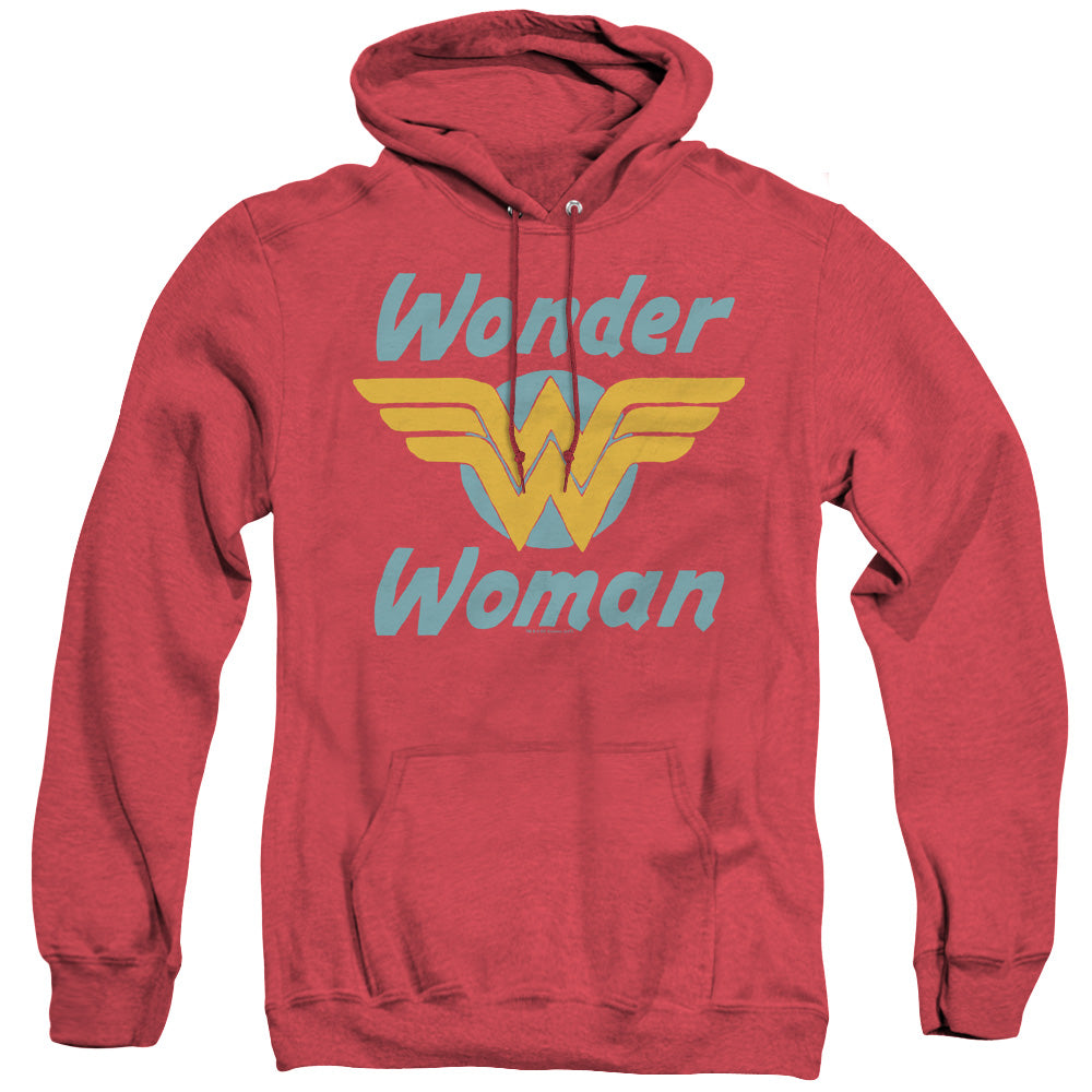 Dc Wonder Wings Heather Mens Hoodie Red Officially Licensed