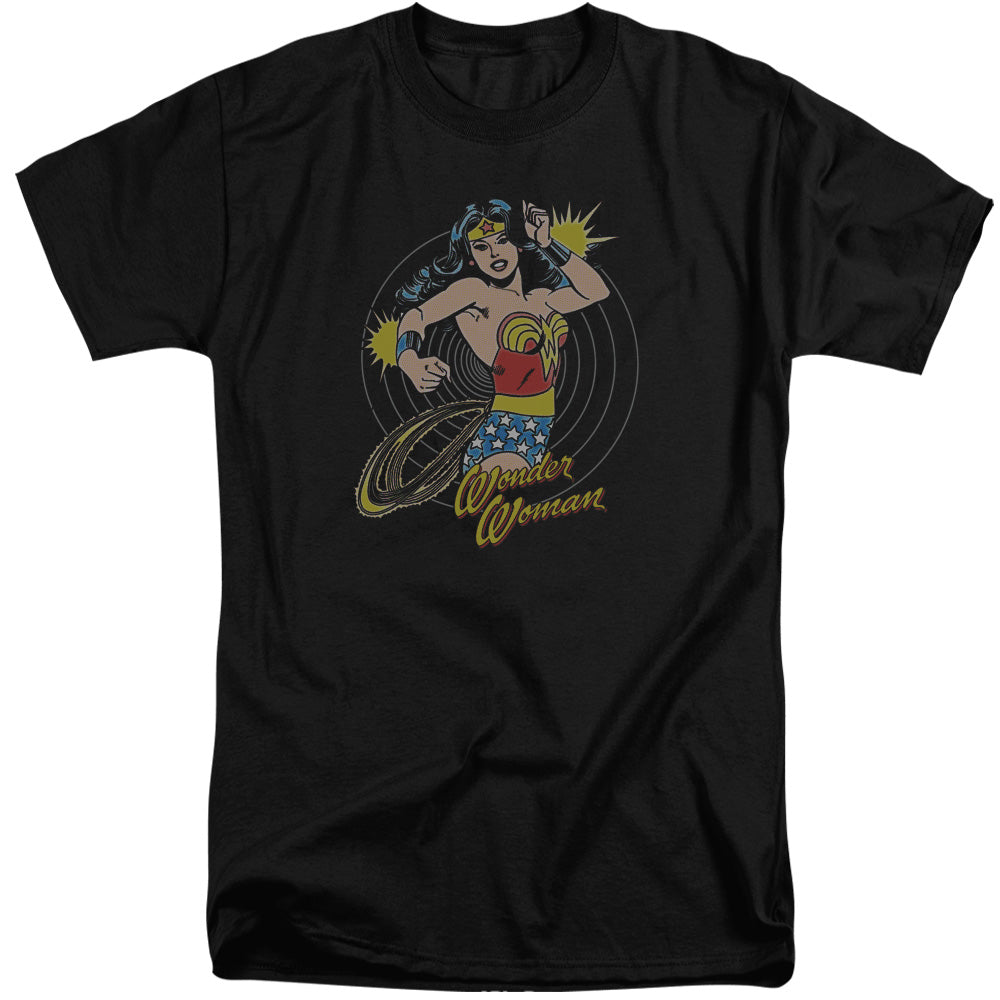 Dc Spinning Mens Tall T Shirt Black Officially Licensed