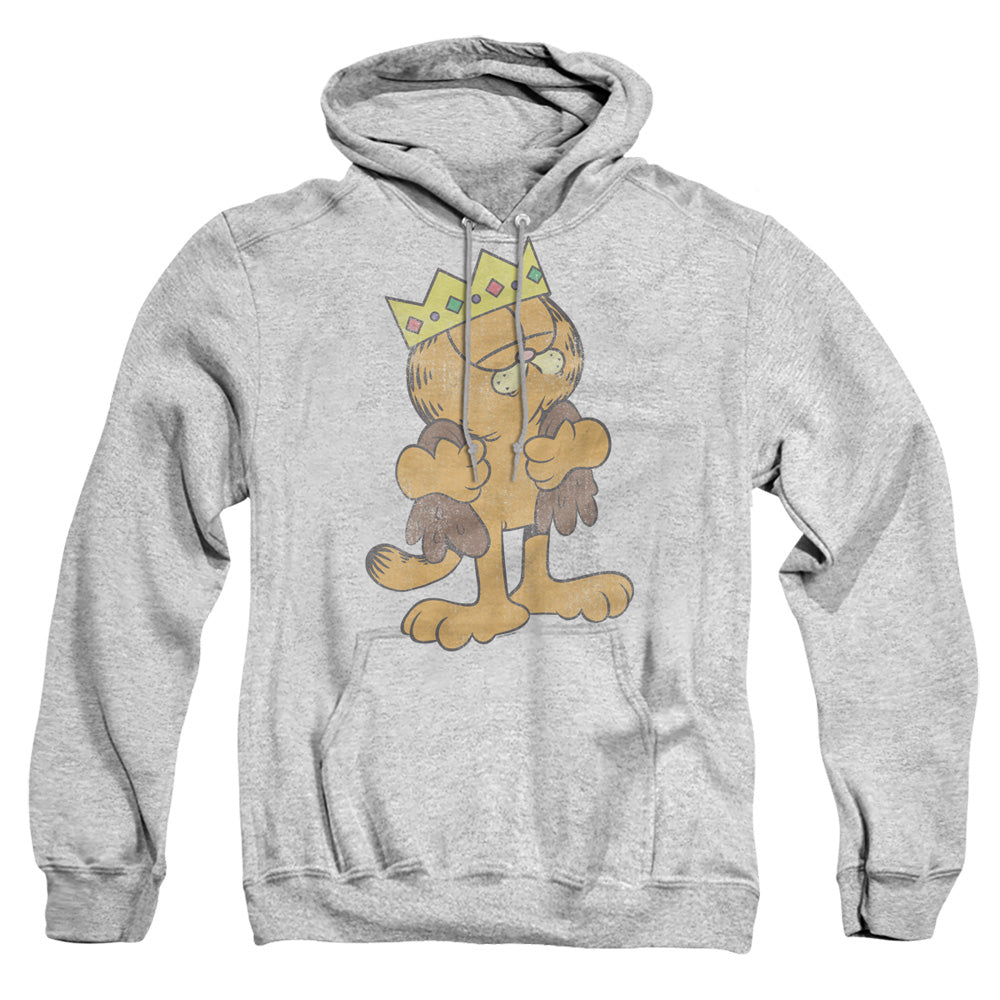 Garfield King Garfield Mens Hoodie Athletic Heather Officially Licensed