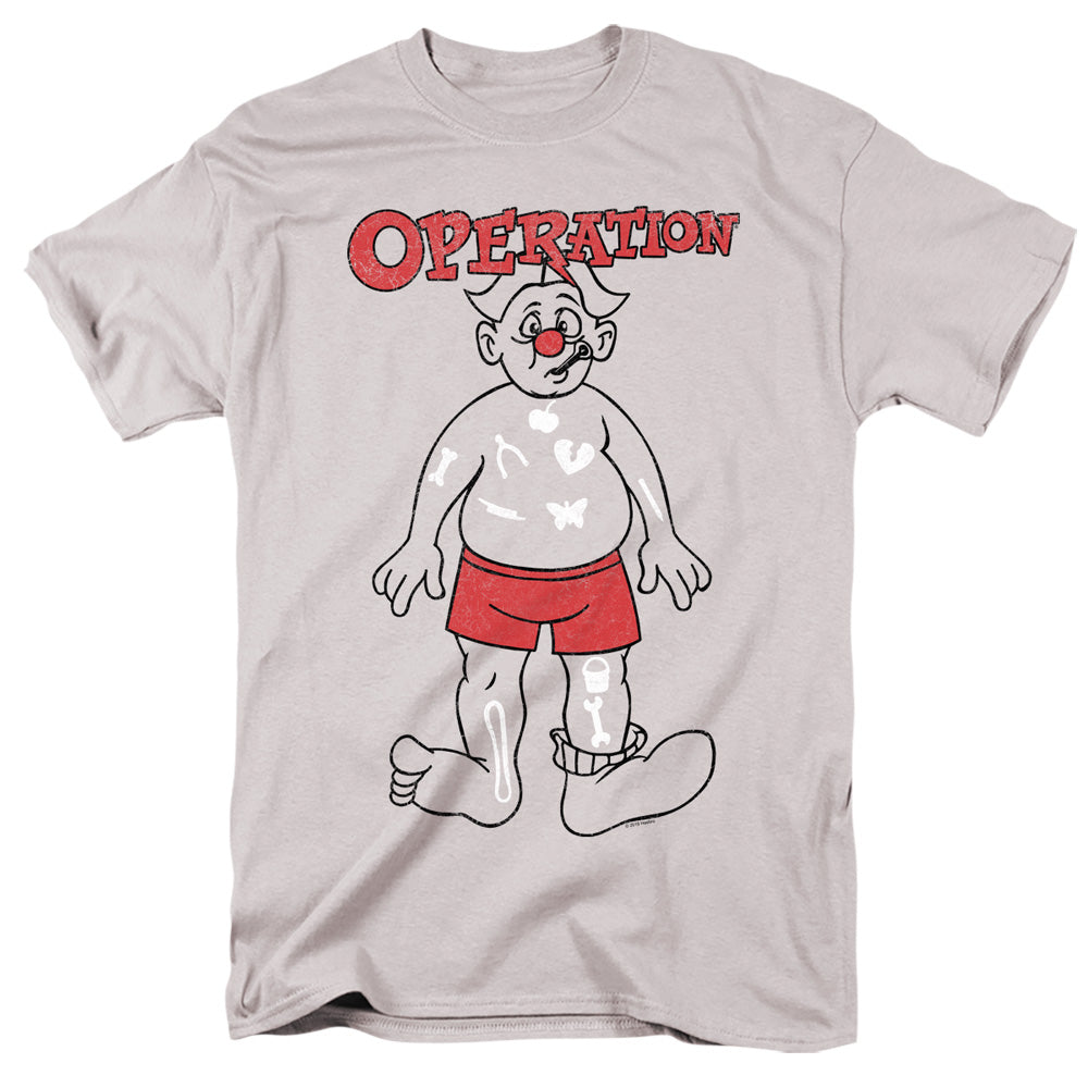 Operation Operate Mens T Shirt Silver Officially Licensed