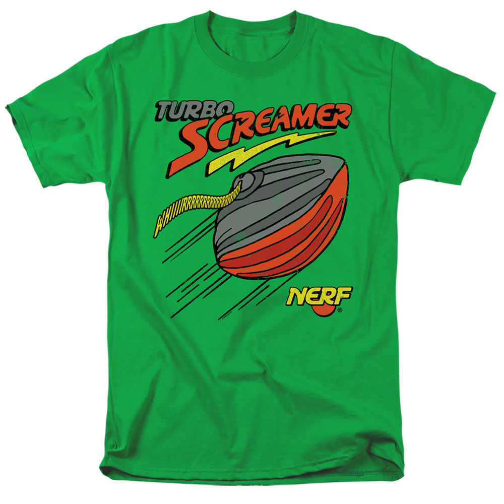 Nerf Turbo Screamer Mens T Shirt Kelly Green Officially Licensed