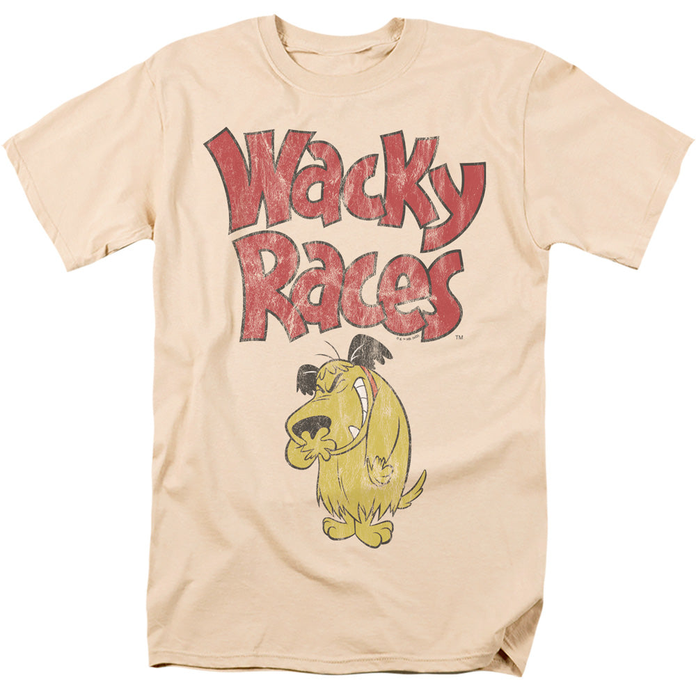 Wacky Races Muttley 1 Mens T Shirt Cream Officially Licensed