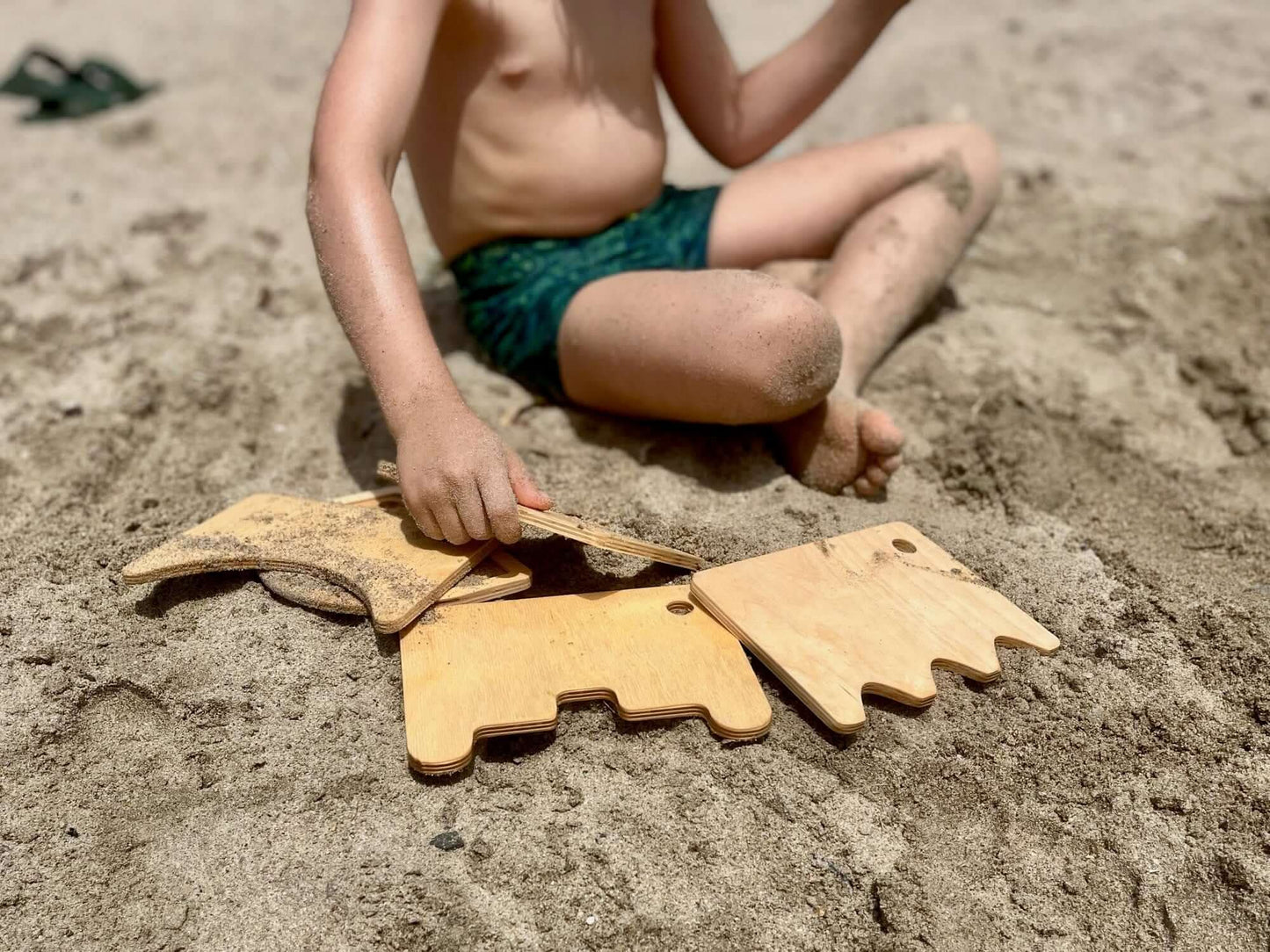 Wooden Shovel Set
